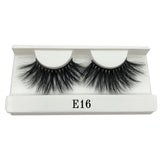 Mikiwi 25mm False Eyelashes Wholesale Thick Strip 25mm 3D Mink Lashes Custom Packaging Label Makeup Dramatic Long Mink Lashes