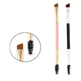 New High-grade Eyebrow Tool Double Head Eyelash brush Bevel Eyebrow Brush Gift Makeup Accessories Eyelash Box makeup brushes