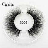 Colash Custom box Mink Eyelashes Thick Natural Long False Eyelashes High Volume Mink Lashes Soft Dramatic Eye lashes New Makeup