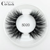 Colash Custom box Mink Eyelashes Thick Natural Long False Eyelashes High Volume Mink Lashes Soft Dramatic Eye lashes New Makeup