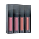 POP ITEM! 4Pcs Women Moisturizer Matte Liquid Lip Glosses Lipsticks Set Cosmetic Makeup