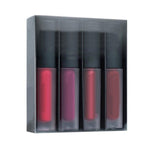 POP ITEM! 4Pcs Women Moisturizer Matte Liquid Lip Glosses Lipsticks Set Cosmetic Makeup