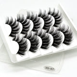 5 pairs 5D Mink Eyelashes Natural False Eyelashes Lashes Soft Fake Eyelashes Extension Makeup Wholesale