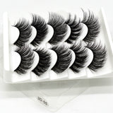 5 pairs 5D Mink Eyelashes Natural False Eyelashes Lashes Soft Fake Eyelashes Extension Makeup Wholesale