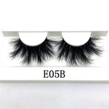 Mikiwi 25mm False Eyelashes Wholesale Thick Strip 25mm 3D Mink Lashes Custom Packaging Label Makeup Dramatic Long Mink Lashes