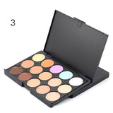 Concealer Palette Makeup 15 Colors Cream Base Palettes Matte Contouring Foundation Face Facial Cosmetic Set Contour Cosmetic