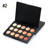 Concealer Palette Makeup 15 Colors Cream Base Palettes Matte Contouring Foundation Face Facial Cosmetic Set Contour Cosmetic