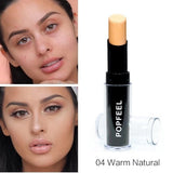 Makeup Base Eye Concealer Cream Stick Makeup Brighten Shadow Waterproof Cover Dark Circle Comestic Long-Lasting Natural 4 Color