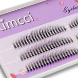 Kimcci C/D/DD Curl Mix Length 3D Mink Eyelash Extension Natural Russian Volume False Eyelashes Makeup Faux Fake Lashes Cilias