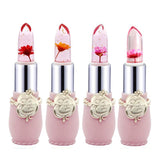 Waterproof Transparent Flower Jelly Lipstick Temperature Change Color Lip Balm Long Lasting Moisturizer Lip Cosmetic Makeup Tool