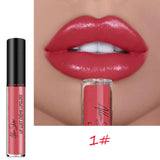 Nude Glitter Shimmer Liquid Lipstick Cosmetics Lips Gloss Long Lasting Waterproof Colorful Lipgloss Makeup Pigment Sexy Women