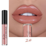 Nude Glitter Shimmer Liquid Lipstick Cosmetics Lips Gloss Long Lasting Waterproof Colorful Lipgloss Makeup Pigment Sexy Women