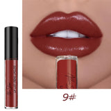 Nude Glitter Shimmer Liquid Lipstick Cosmetics Lips Gloss Long Lasting Waterproof Colorful Lipgloss Makeup Pigment Sexy Women