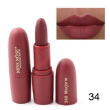 Makeup Lipstick Professional Matte Lipsticks Waterproof Long Lasting Gloss Lips Sexy Makeup Matte Lipsticks Beauty Makeup Tools