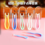 Contact Lens Accessories Inserter Silica Gel Tweezers Container Eyewear Supplies Useful Clamps Travel Contact Lens Stick