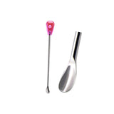 Pink Permanent Makeup Eyebrow Tattoo Microblading Ink Mixer Pigment Mixing Stirring Rods Sticks Body Art Accessories