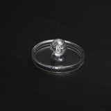 Transparent Acrylic Round Container Makeup Pad Organizer Box Protable Cosmetics Cotton Swab Storage Case Makeup Tool Accessories