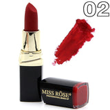 Miss Rose brand batom 24color Nude Matte lipstick Matte Velvet Lipstick Beauty Red Lips batom Cosmetic long-lasting makeup