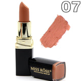 Miss Rose brand batom 24color Nude Matte lipstick Matte Velvet Lipstick Beauty Red Lips batom Cosmetic long-lasting makeup