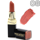 Miss Rose brand batom 24color Nude Matte lipstick Matte Velvet Lipstick Beauty Red Lips batom Cosmetic long-lasting makeup