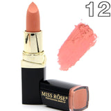 Miss Rose brand batom 24color Nude Matte lipstick Matte Velvet Lipstick Beauty Red Lips batom Cosmetic long-lasting makeup