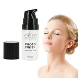 POPFEEL 15ml Makeup Foundation Primer Cream Moisturizer Makeup Foundation Easy to Wear Facial Care Essential Oil Whitening TSLM1