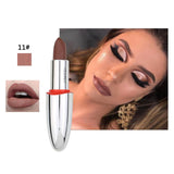 14 Color Matte Lipstick Lips Make Up Waterproof Velvet Lip Stick Shimmer Nude Brown Lips Makeup Matt Long Lasting Lipsticks