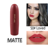 MISS ROSE Lipstick Matte  Waterproof Nutritious  25 Colors Easy to Wear Lipstick Long Lasting Lips Makeup kyliejenner lipstick