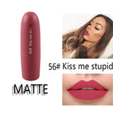 MISS ROSE Lipstick Matte  Waterproof Nutritious  25 Colors Easy to Wear Lipstick Long Lasting Lips Makeup kyliejenner lipstick