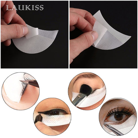 10/50 pcs/lot Eyelashes Patches for Eyelash Extension Eye Shadow Stickers cotton Full Professional Makeup Tools Eyes Pads Paper