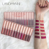 2019 New brand 12pcs/lot lip kit matte Lipstick Waterproof Nutritious Velvet lip stick Red Tint Nude batom makeup set