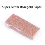 50pcs Glitter Background Paper for Sliding Cases Professional Packaging Accessories for Eyelash Case