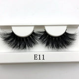 Mikiwi 25mm False Eyelashes Wholesale Thick Strip 25mm 3D Mink Lashes Custom Packaging Label Makeup Dramatic Long Mink Lashes