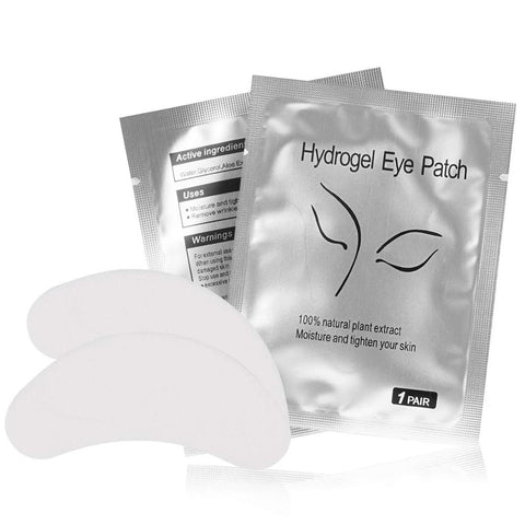 Disposable Eye Pads (50pcs) Lint Free Under Eye Gel Patches for Eyelash Extension Eyes Mask Beauty Tool Accessories for women