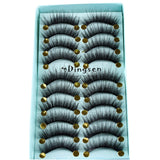 10 Pairs 3D Faux Mink Hair False Eyelashes Fluffy Wispy Multilayer Flutter Eyelash Faux Mink Eye Lashes Extension Makeup Tools