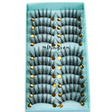 10 Pairs 3D Faux Mink Hair False Eyelashes Fluffy Wispy Multilayer Flutter Eyelash Faux Mink Eye Lashes Extension Makeup Tools