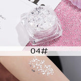 26 colors glitter eyeshadow powder rainbow gold silver pink mermaid flake long lasting waterproof face makeup seuqins gel AM082