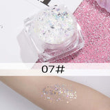 26 colors glitter eyeshadow powder rainbow gold silver pink mermaid flake long lasting waterproof face makeup seuqins gel AM082