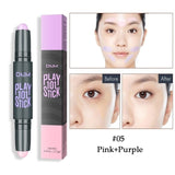 Makeup Base Contour Eyes Concealer Cream Stick Bronzer Cover Dark Circle Highlighter Skin Brighten 2 Colors Make Up Primer